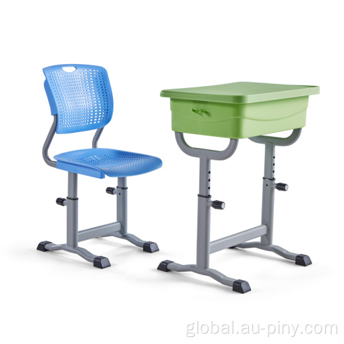 School Study Chair Table Premium Stacking Furniture Metal Desk Work Single Chair Factory